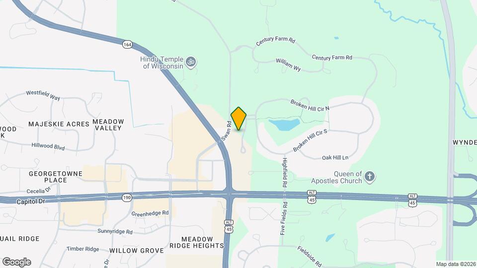 W239N3777 River Birch Ct Map and Location Details