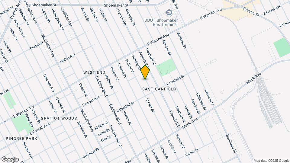 4497 Harding St Map and Location Details