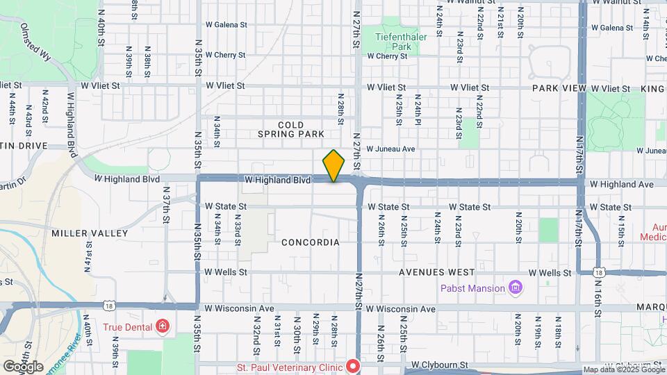 2809 W Highland Blvd Map and Location Details