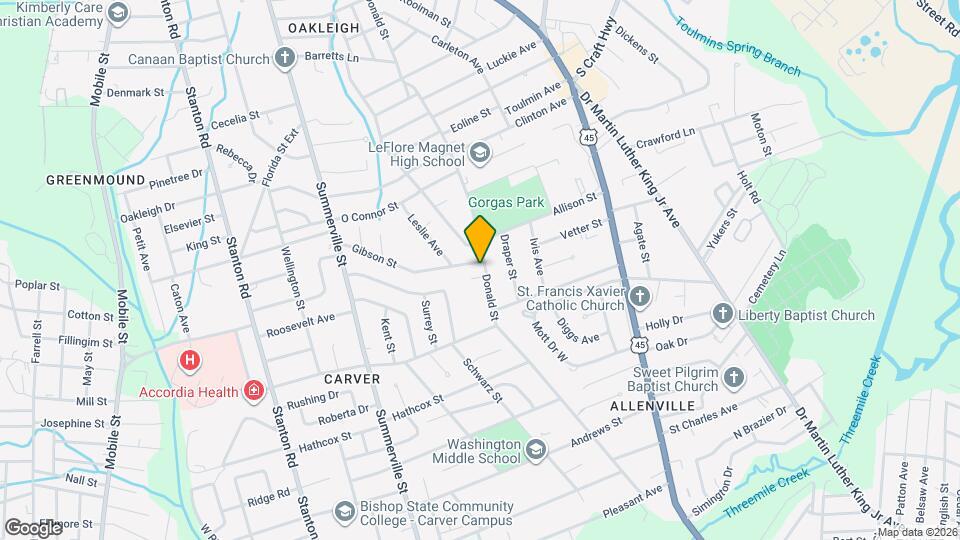 629 Donald St Map and Location Details