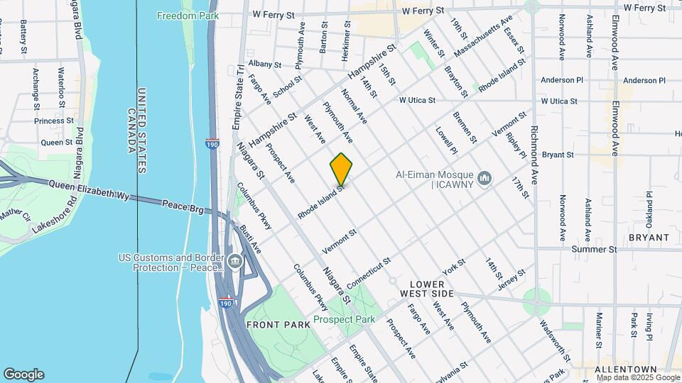167 Rhode Island St Map and Location Details