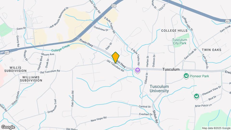 2323 Old Tusculum Rd Map and Location Details