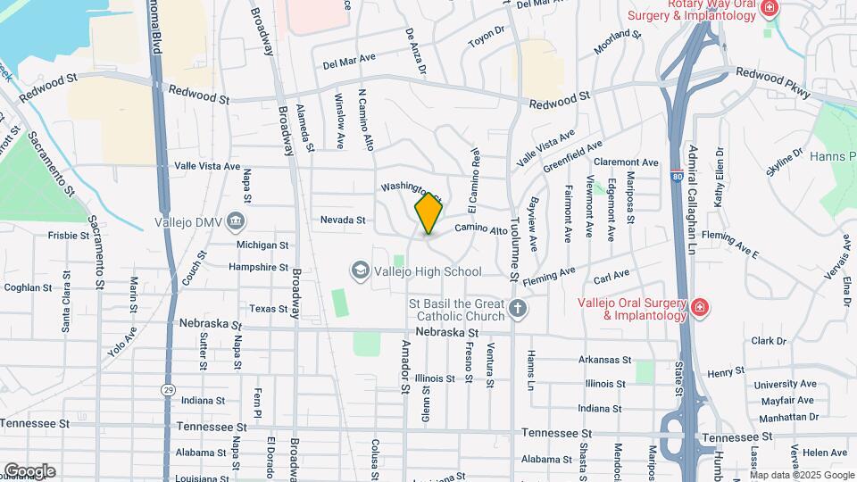 103 Camino Alto, Unit 162condo NCA Map and Location Details