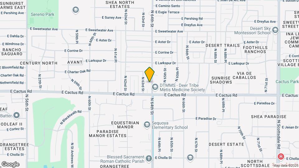 12228 N 64th St Map and Location Details