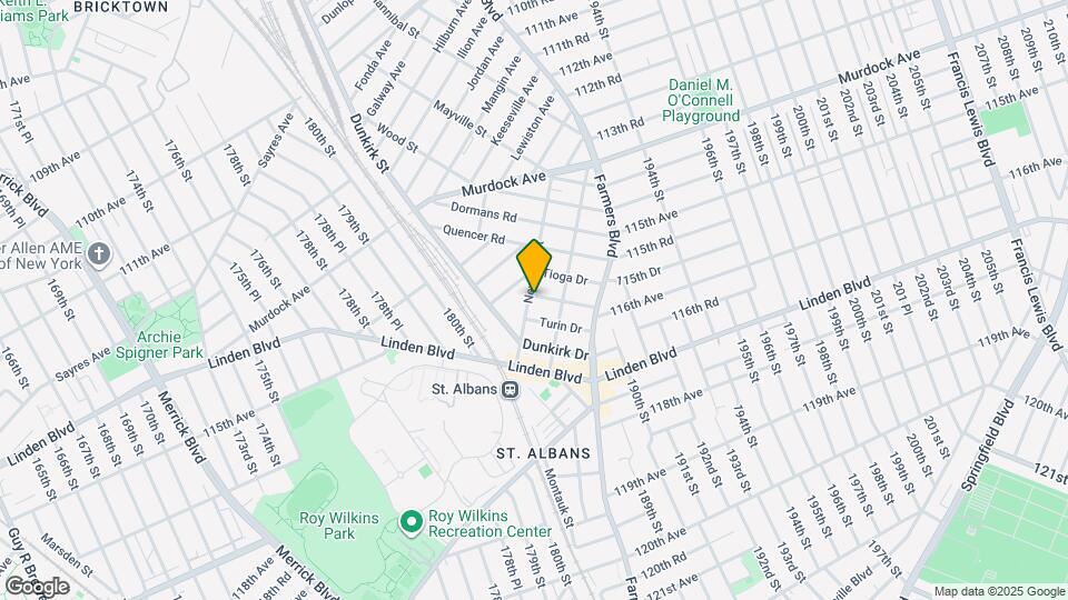 116-03 Newburg St-Unit -2nd Fl Map and Location Details