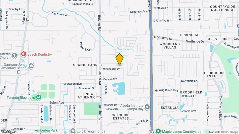 2280 Winchester Dr Map and Location Details