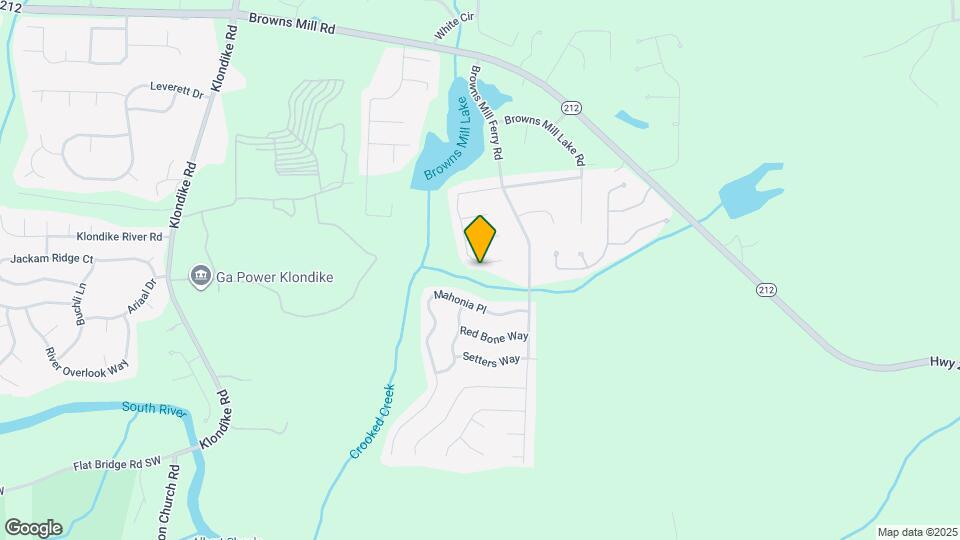 6576 Browns Mill Ferry Dr Mapa y Detalles de la Ubicación