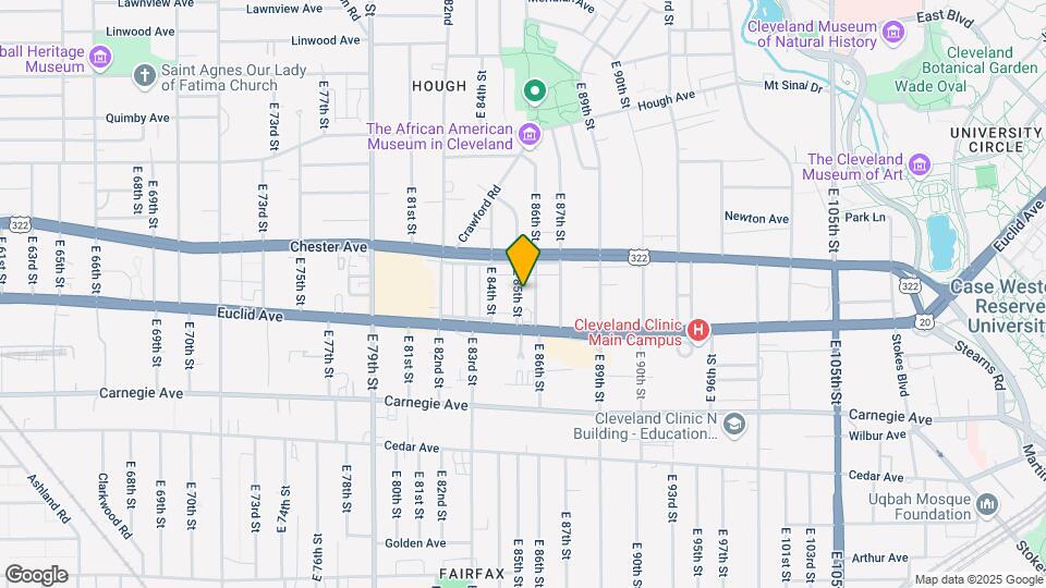 1957 E 85th St Map and Location Details