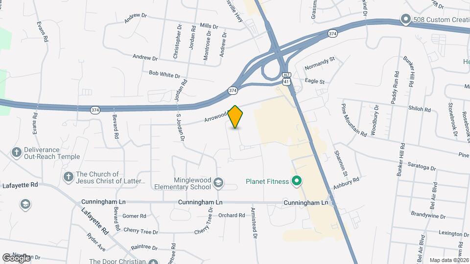 Arrowood Farms Map and Location Details