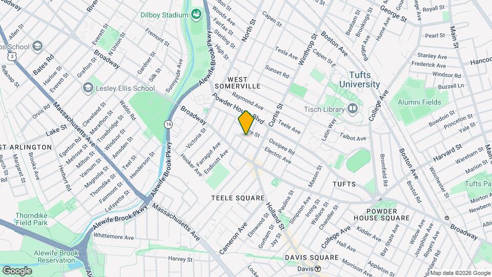 29 Fairmount Ave, Unit 1 Map and Location Details