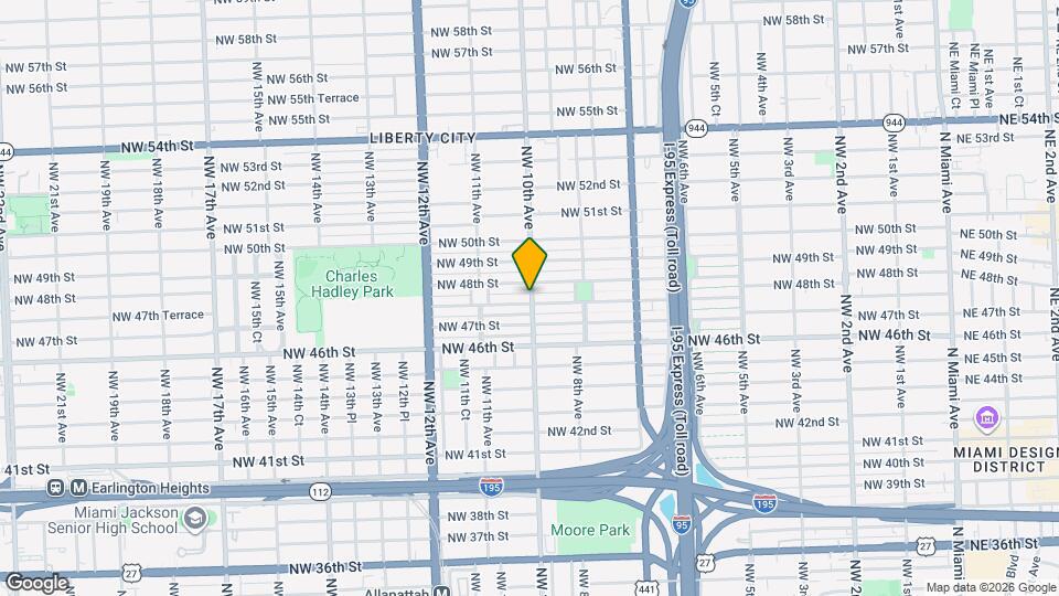 4746 NW 10th Ave Map and Location Details