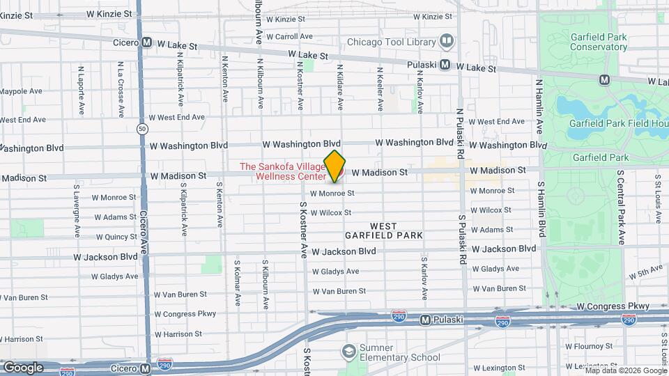 4318 W Monroe St, Unit 1st floor Map and Location Details