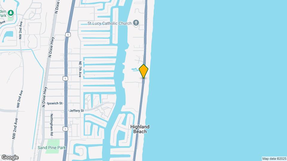 3912 S Ocean Blvd Map and Location Details