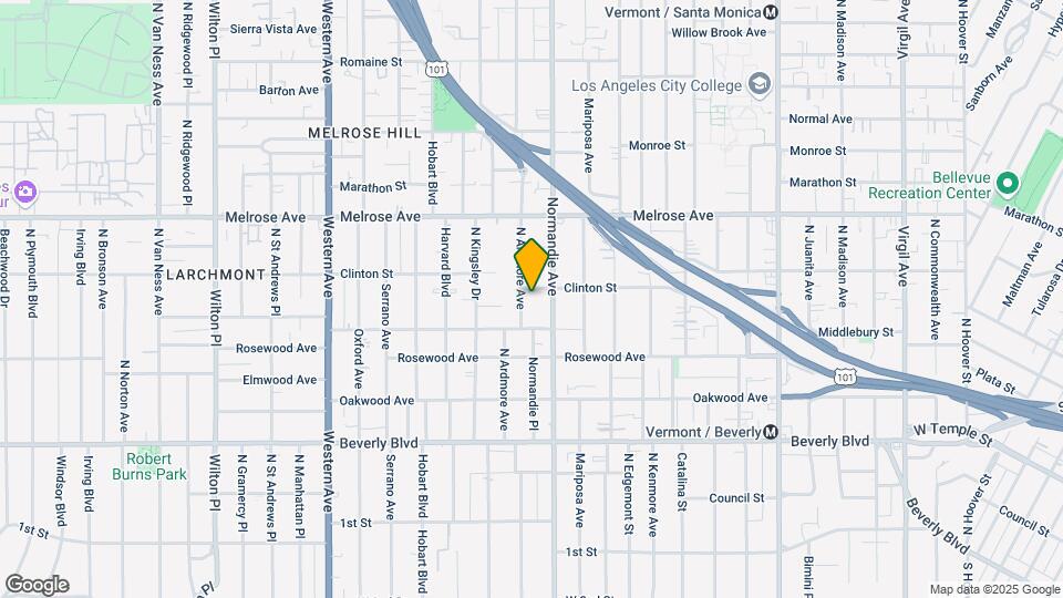 530 N Ardmore Ave Map and Location Details
