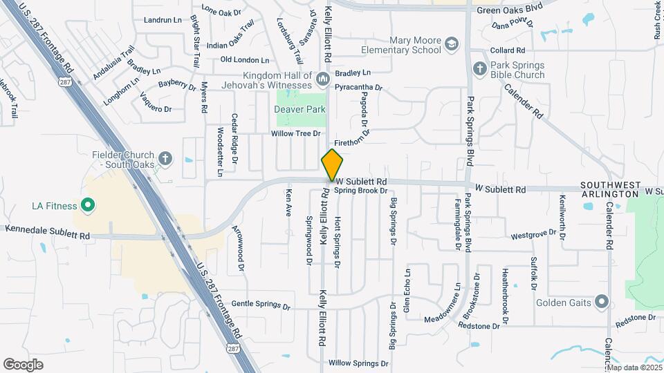 4211 Spring Brook Dr Map and Location Details