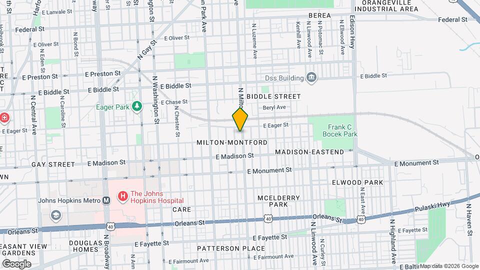 902 N Milton Ave Map and Location Details