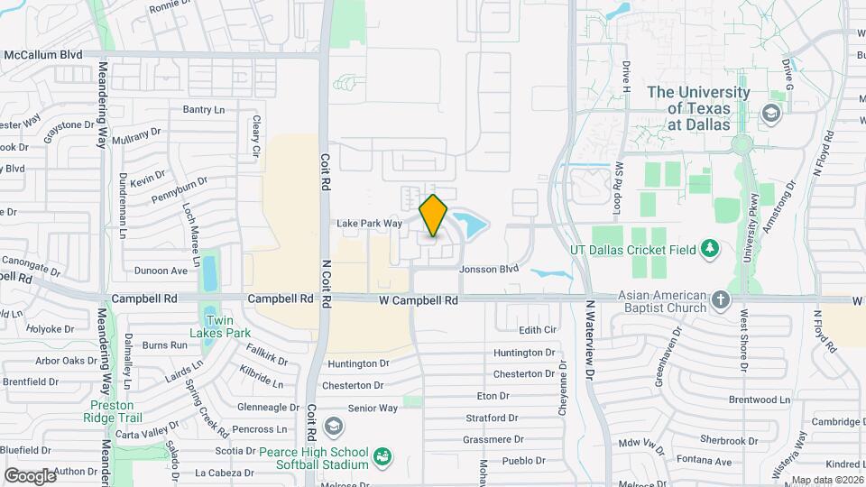 2107 Reflection Pte Map and Location Details