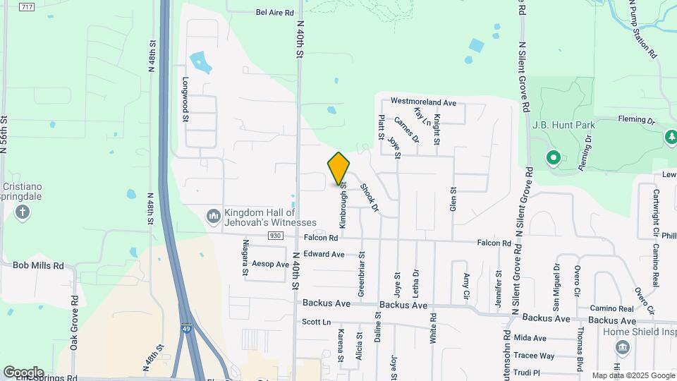 1804 Kimbrough St Map and Location Details