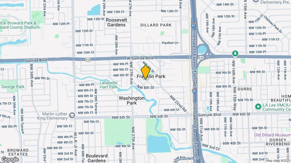 2500 NW 8th Pl Map and Location Details
