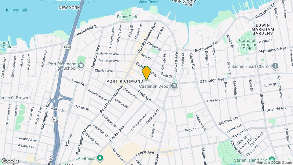 279 Heberton Ave Map and Location Details