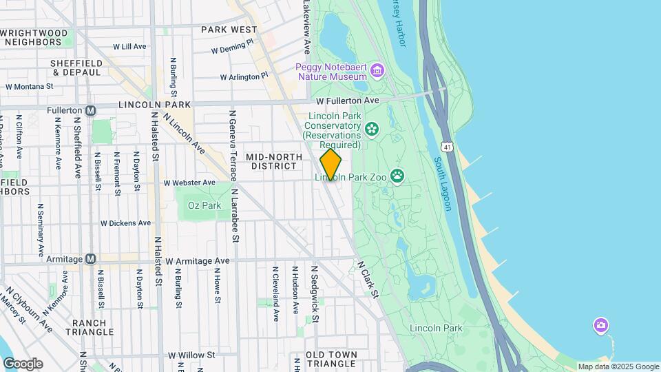 339 W Webster Ave Map and Location Details