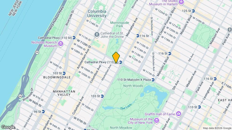 300 Cathedral Pkwy, Unit Apt 1 Mapa y Detalles de la Ubicación