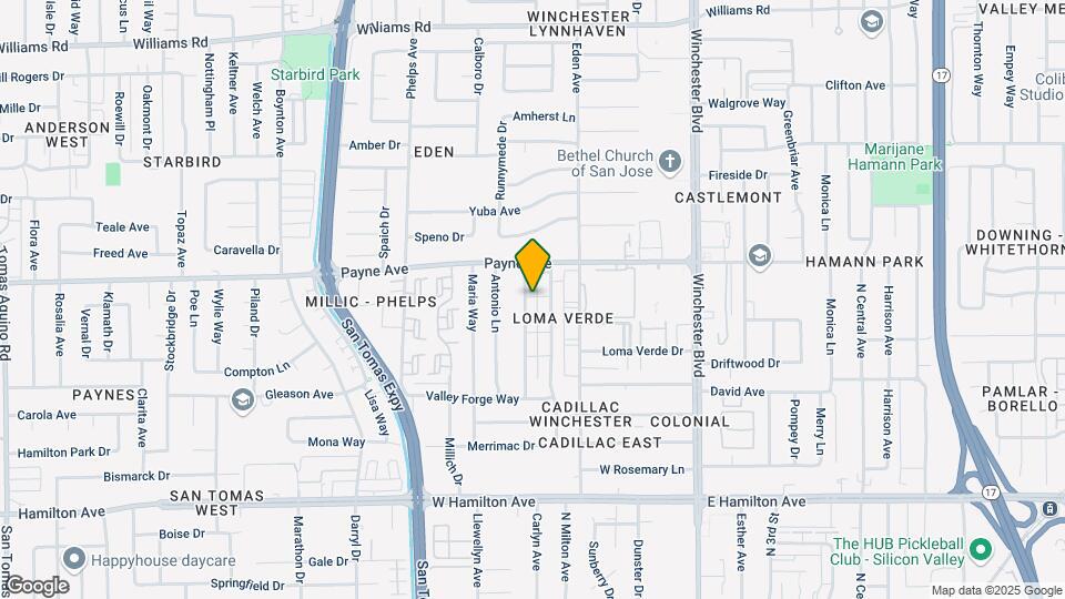 1342 Essex Way Map and Location Details