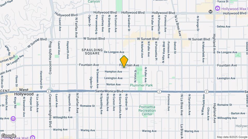 7521 Hampton Ave Mapa y Detalles de la Ubicación
