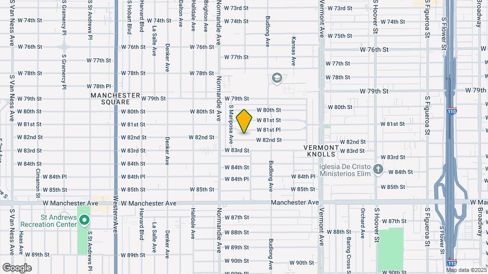 1265 W 82nd St Map and Location Details