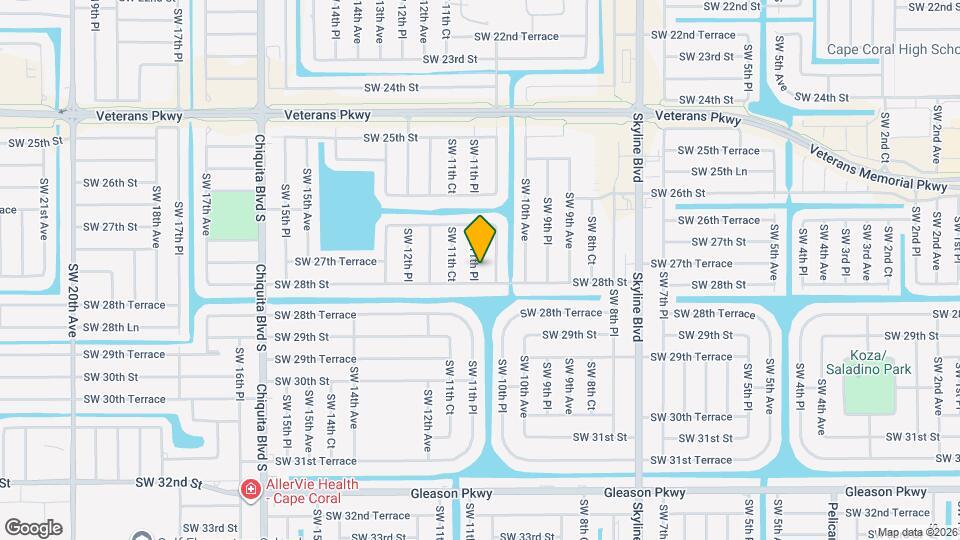 2733 SW 11th Pl Map and Location Details