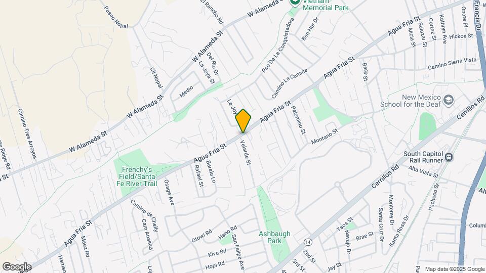 1702 Agua Fria St Map and Location Details