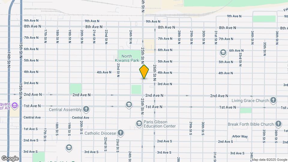 305 25th St N Map and Location Details