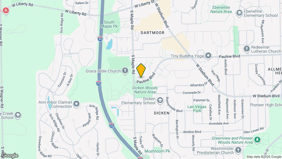 2150 Pauline Blvd Map and Location Details