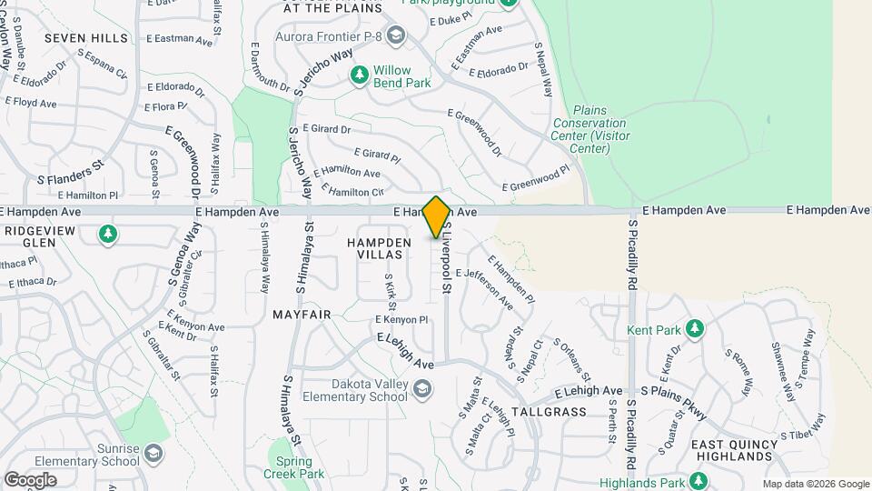 3574 S Lisbon Ct Map and Location Details