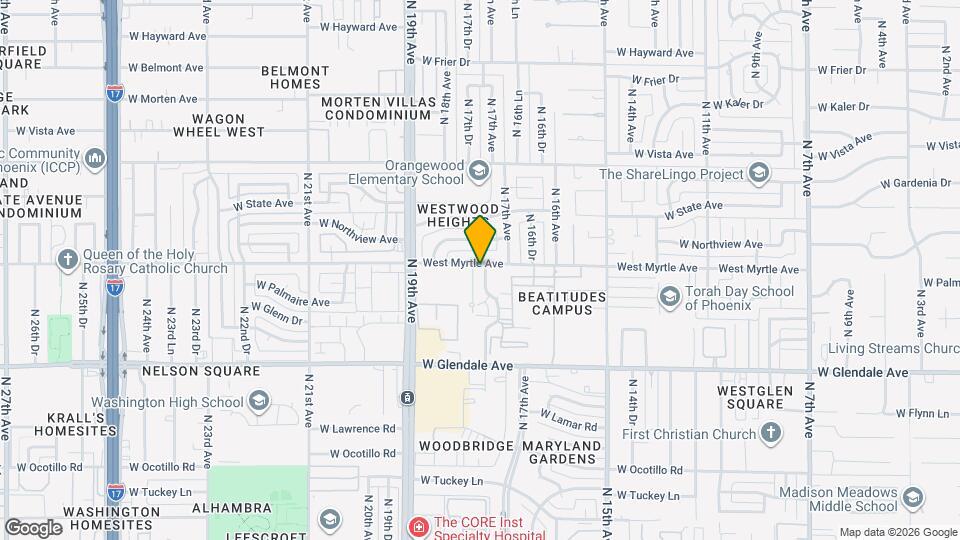 7156 N 17th Dr Map and Location Details