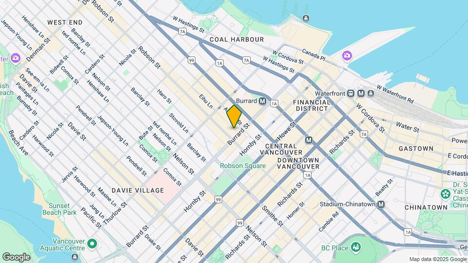 775-779 Burrard St Map and Location Details