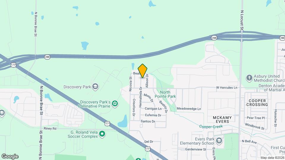 3716 Hermalinda Dr Map and Location Details