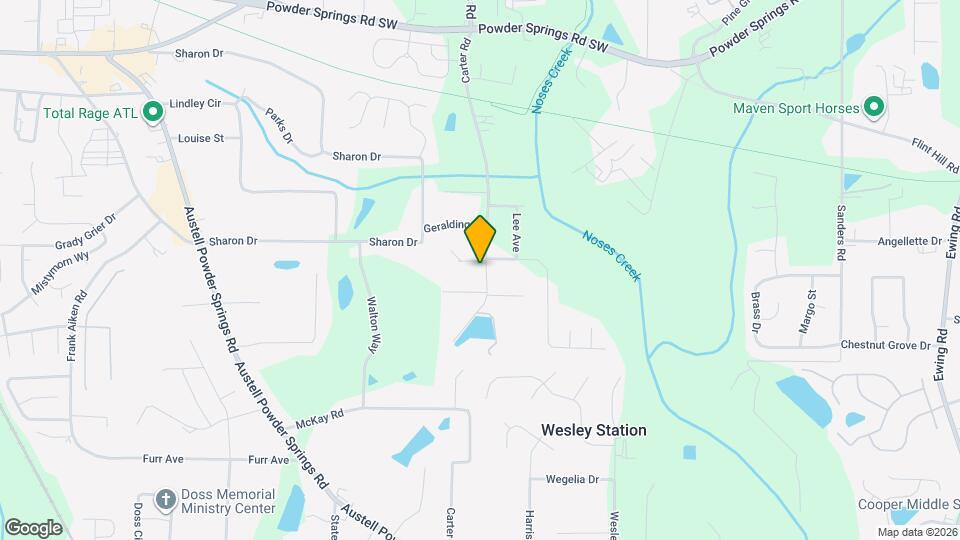 3541 Carter Rd Map and Location Details