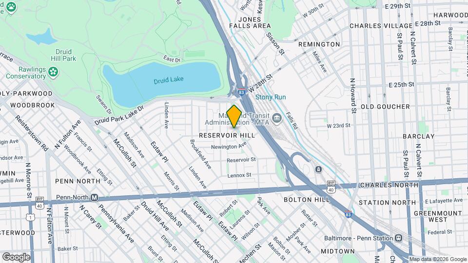 2202 Park Ave Map and Location Details