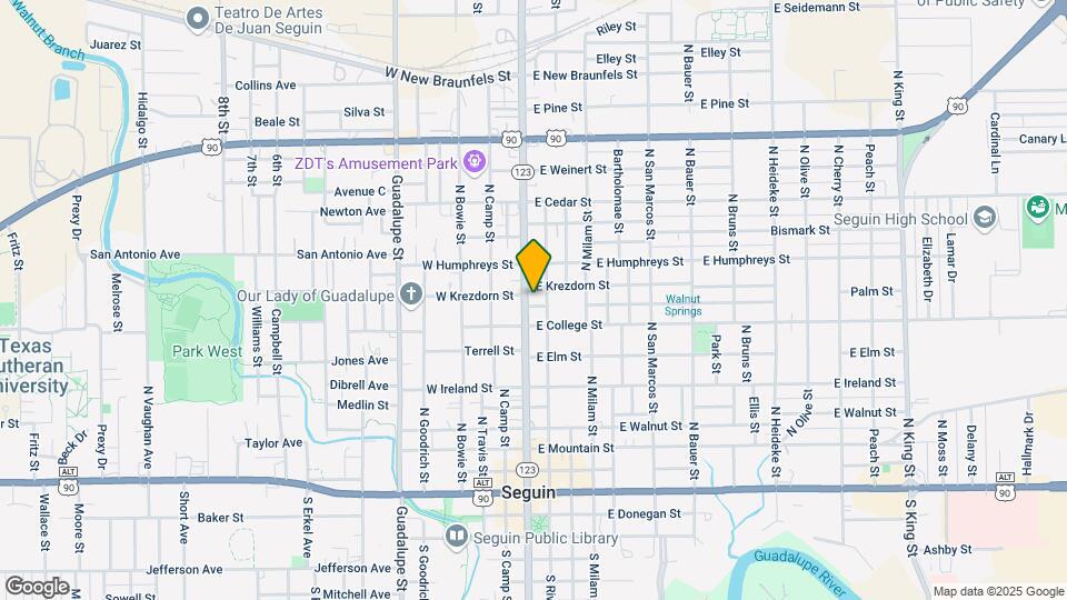 755 N Austin St Map and Location Details
