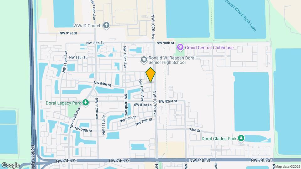 8362 NW 107 Ct Map and Location Details