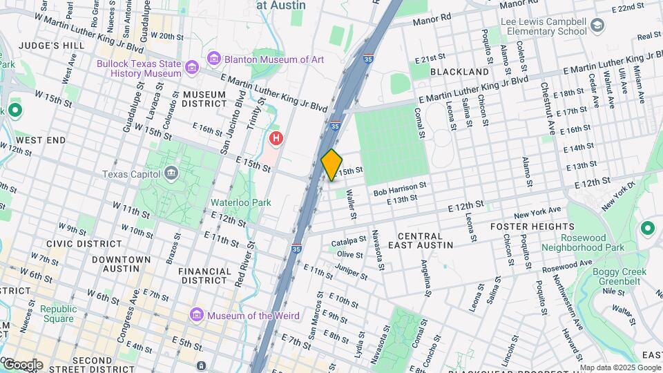 1401 Olander St Map and Location Details