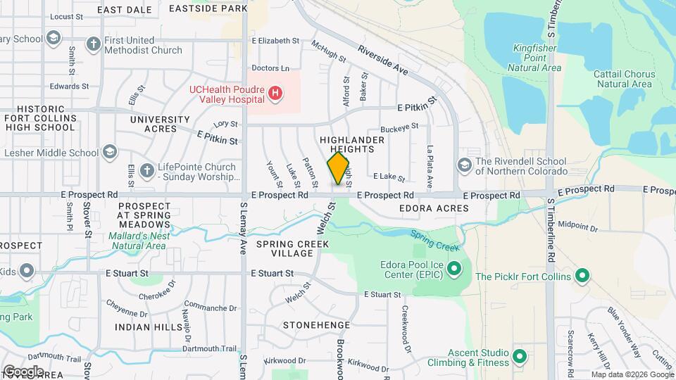 Beautiful 4-Bedroom, 3-Bathroom Home with Finished Basement in Great Fort Collins Location Map and Location Details