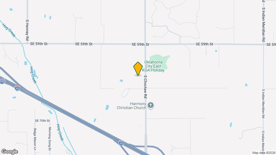 6301 S Choctaw Rd Mapa y Detalles de la Ubicación