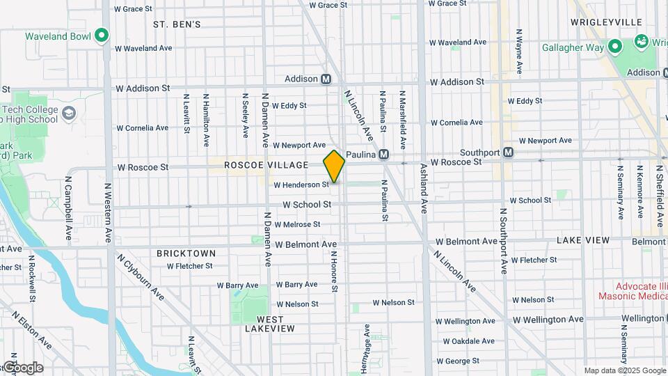 3324 N Ravenswood Ave Mapa y Detalles de la Ubicación