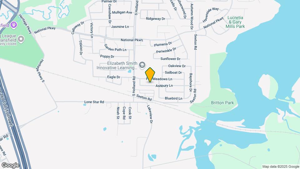 4501 Ashbury Ln Map and Location Details