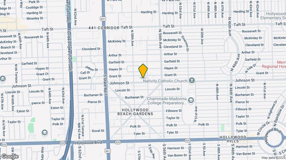 5719 Johnson St Map and Location Details