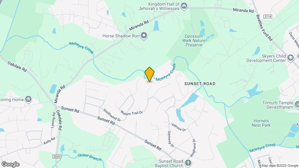 1912 Waters Trail Dr Map and Location Details