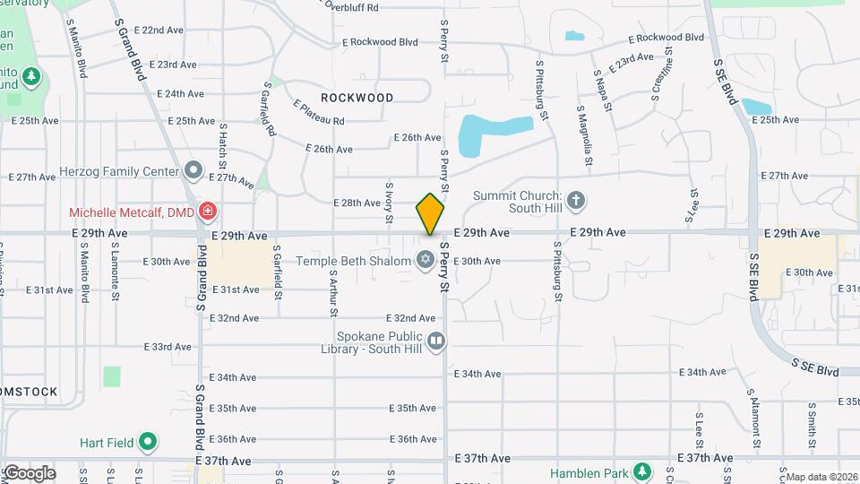 1328 E 29th Ave Map and Location Details