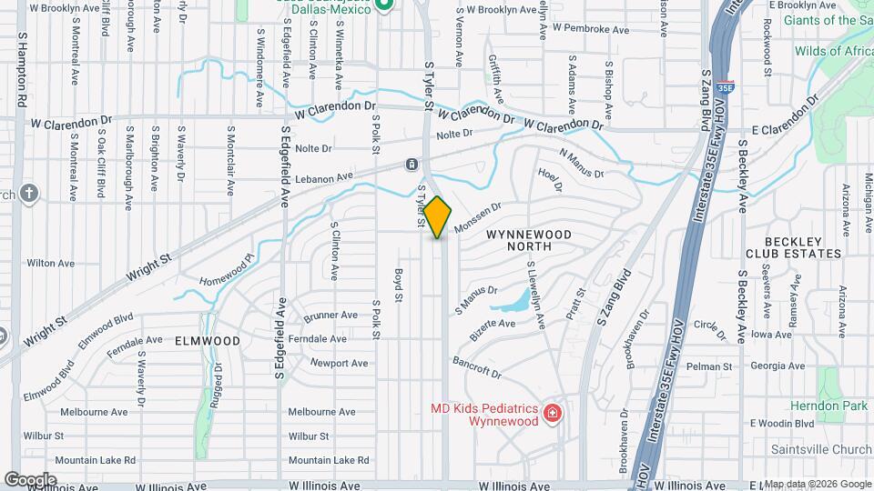 1515 S Vernon Ave Map and Location Details